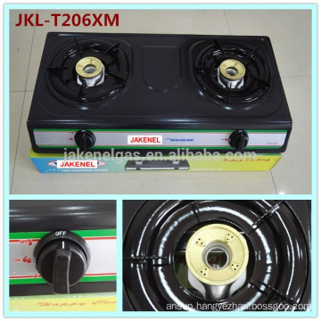 teflon coated 2 burner gas stove,gas cooker